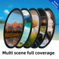 6 In 1 52Mm-82Mm Cpl Uv Nd8 Dimming 8 Line Starlight Light White Soft Focus Macro Mirror For    2000d Camera Lens. 