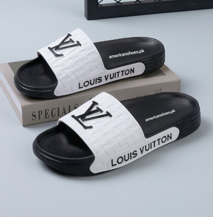 Mens Fashion German BALMAN Slides and Flip Flops Cushioned Cloud Slippers Comfortable Sandals for Mens