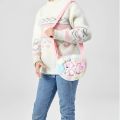 Cute Unicorn For Girls Plush Heart Zipper Shoulder Bag Messenger Bag Coin Purse Wallet Crossbody Bag Kids Gift Small Backpack. 