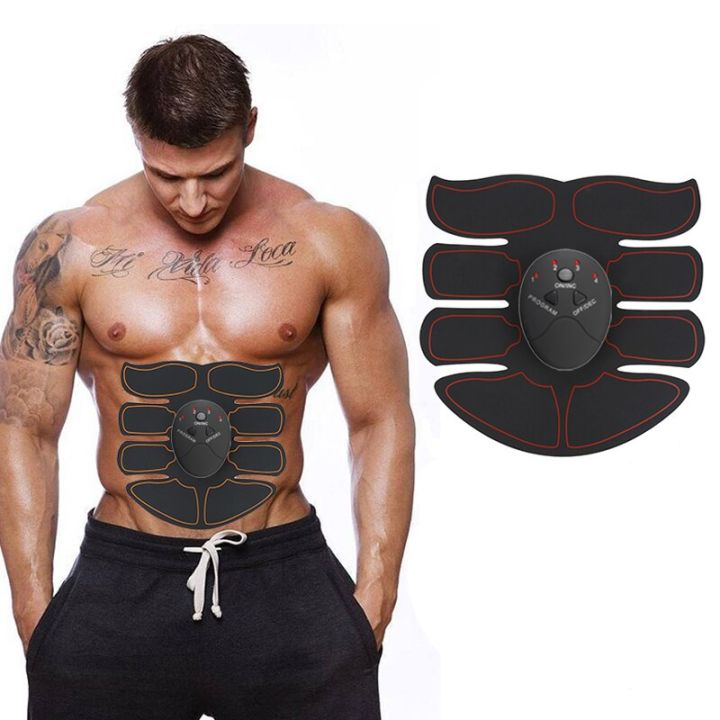 Electric Wireless Muscle Stimulator EMS 8 Pack Abdominal ABS Stimulator Fitness Body Slimming Massager