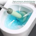Powerful Bathroom Blocked Toilet Sink Multi Drain Buster Plunger W/2 Suckers For Sink Cleaning Tools. 