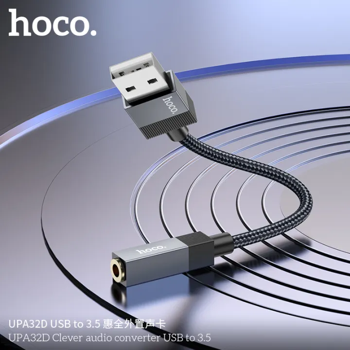 HOCO%20UPA32D%20smart%20Hoco%20audio%20converter%20from%20USB%20to%203.5mm%20USB%20External%20Audio%20Sound%20Card%20Adapter%20for%203.5m%20Earphones%20Microphone%20Usb%20to%203.5mm%20female%20Sound%20Card%20Sound%20Adapter%20Sound%20Card%20-%20Image%203
