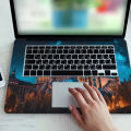 Pack of 2, Magic Castle Laptop Stickers, Computer Case, Scratch Resistant Self-Adhesive Durable, Easy to Install and Remove,.