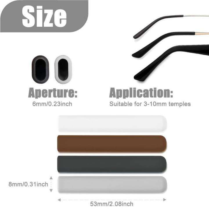 **2%20Pairs%20Glasses%20Anti-slip%20Black%20Cover%20Ear%20Hook%20Silicone%20Holder%20For%20Sunglasses%20Eyeglass%20Leg%20Temple%20Tips%20Black%20White%20Brown%20-%20Image%205