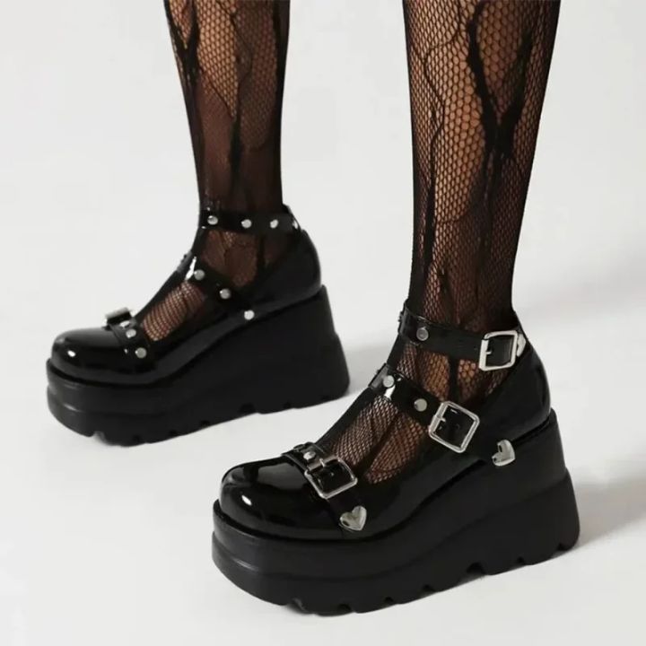 Women%20Pumps%20Mary%20Jane%20Super%20High%20Heel%20Platform%20Wedge%20Spring%20Ladies%20Sandals%20Belt%20Buckle%20Classic%20Sweet%20Punk%20Female%20Lolita%20Shoes%20-%20Image%205