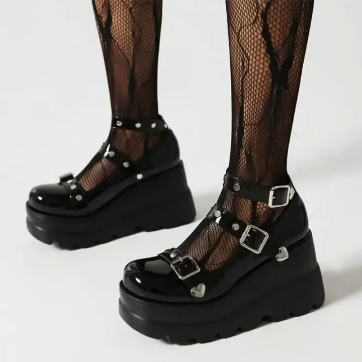 Women%20Pumps%20Mary%20Jane%20Super%20High%20Heel%20Platform%20Wedge%20Spring%20Ladies%20Sandals%20Belt%20Buckle%20Classic%20Sweet%20Punk%20Female%20Lolita%20Shoes%20-%20Image%205
