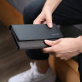 Tigernu Mens Wallet Long Clutch Bags Wallets For Men Wallet Male Slim Purse Fashion Male Coin Pocket Wallets for credit cards. 