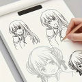 1pc Anime Character Line Art Drawing Book for Beginners - 48 Pages of Simple Hand-Drawn Outlines for Tracing & Practice Painting. 