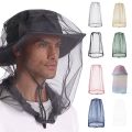 Outdoor Mosquito Head Mesh Nets, Gardening Hat Insect-Proof Hat For Hiking Camping Fishing Outdoor Mosquito Head Mesh Nets. 