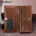 Men's Wallet Long Fashion Multiple Card Slots Men's Wallet Slim Long Thin Mens Luxury Wallet Designer Wallet Men with Coins Bag. 