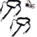 1Pair Elastic Mens Shirt Stays Striped Suspenders Straps Anti-skid Belt Garters Nylon Adjustable Shirt Holders For Male. 