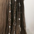 45pcs Alloy Braid Hair Ring Dreadlock Hair Ring - Hippie Style Hair Accessories Loc Hair Jewelry for Braids for Girls and Women. 