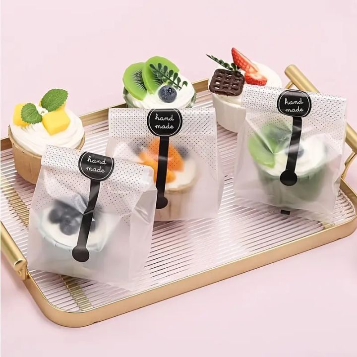 60pcs%20Black%20Polka%20Dot%20Frosted%20Rectangular%20Biscuit%20Bag,%20Gift%20Packaging%20Bag,%20With%20Black%20Self-adhesive%20Sticker%208.86''%C3%973.54''%20-%20Image%203