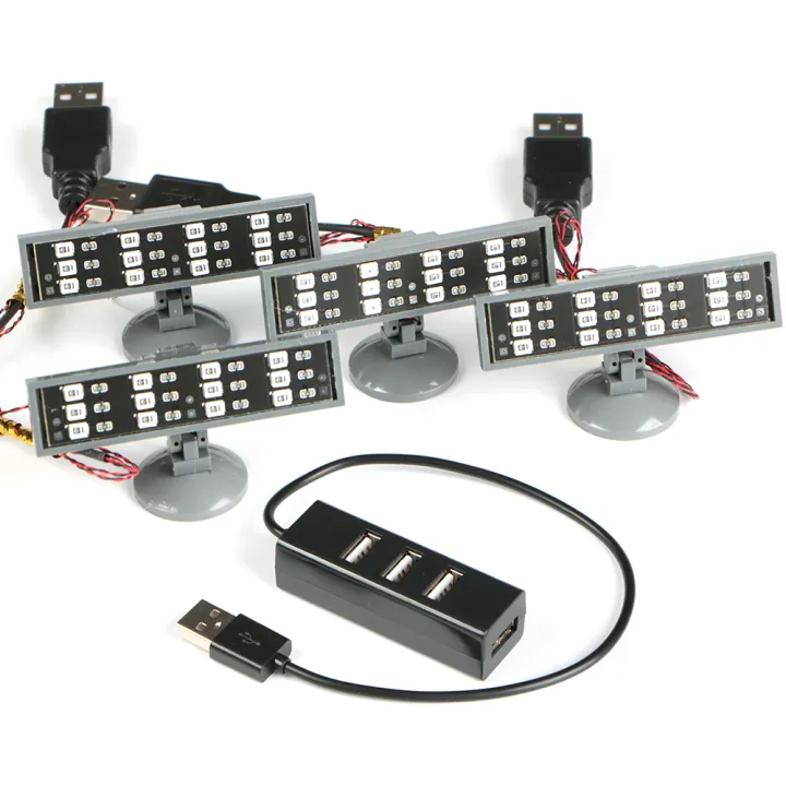 4pcs Building Block Light Set RGB LED for Bricks High Brightness Ideal ...