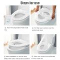 50/20/10pcs Portable Disposable Toilet Seat Cover Waterproof Non-woven Protective Cover Seat Cushion Travel Camp Hotel Bathroom.
