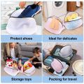 Shoe Washing Bag,  Storage Bag Mesh Shoe Laundry Bags with Zip Closure for Sneakers, Running Shoes, Socks, Bras Organizer. 