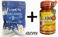 Frozen collagen 60 capsules and Acorbic C-1000mg. 