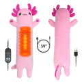 Axolotl Heating Pad for Period Cramps & Menstrual Pain Relief Portable Electric Heat Pads USB Powered Cute Stuff Stuffed Animal. 