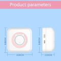 15 Portable Mini Printer, 57x30mm Thermal Paper Printing, No Ink Printing, 200DPI Wireless Bluetooth Mini Printer, with Cutter, Support APP, Android and IOS. 