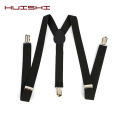 Adult Suspenders High Elastic Solid Color Mens Women Wedding Party Suit Skirt Braces Straps Shirt Dress Garment Clip on Pants. 