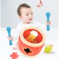 Kids Multifunctional Drum Toy Clapping Drum Music toy 0-3 years old Educational Shape Matching Toy Musical Instrument . 
