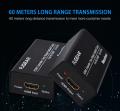 Fjgear HDMI extender 60m. 1080p cat-5E/6 HDMI extender by Lan 60m.. 