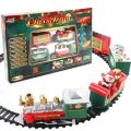 Christmas Electric Train Toy Set Xmas Tree Decoration Train Track DIY Railway Tracks Educational Toys for Kids Party Xmas Gifts. 