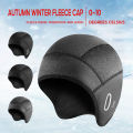 Winter outdoor cycling warm hat helmet lined with ear protection windproof fleece warm hat mountaineering and skiing cold-proof.
