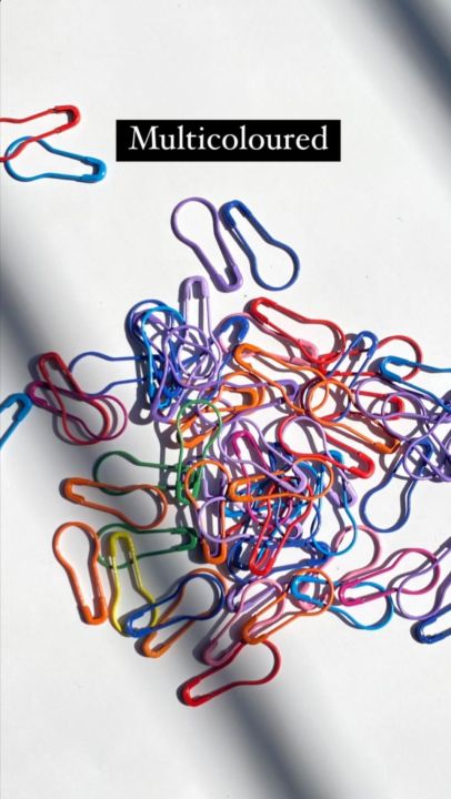 Imported Coil-Less Colorful Hijab Safety Pins for Women