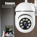 Security Camera 1080P HD Camera 355° Surveillance Camera Night Vision Motion Detection Siren WiFi Remote Two-Way Audio Waterproo. 