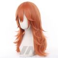 Angel Devil for Chainsaw Man Bangs Long Orange Brown Cosplay Wigs Halloween Costume Party AdultHair Wig. 