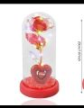 FLORECORD Beauty and The Beast Rose Gift Enchanted Colorful Led Flower Galaxy Rose Light in Glass Dome, Unique Crystal Gifts for , Valentine's Day, Mother's Day, Anniversary, Girl’s Birthday. 
