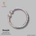 925 sterling silver (Chandi) Kara, Hand Bangle for men and women engraved by Hajvery Gems Weight-15gram-for this product half payment must be advanced. 