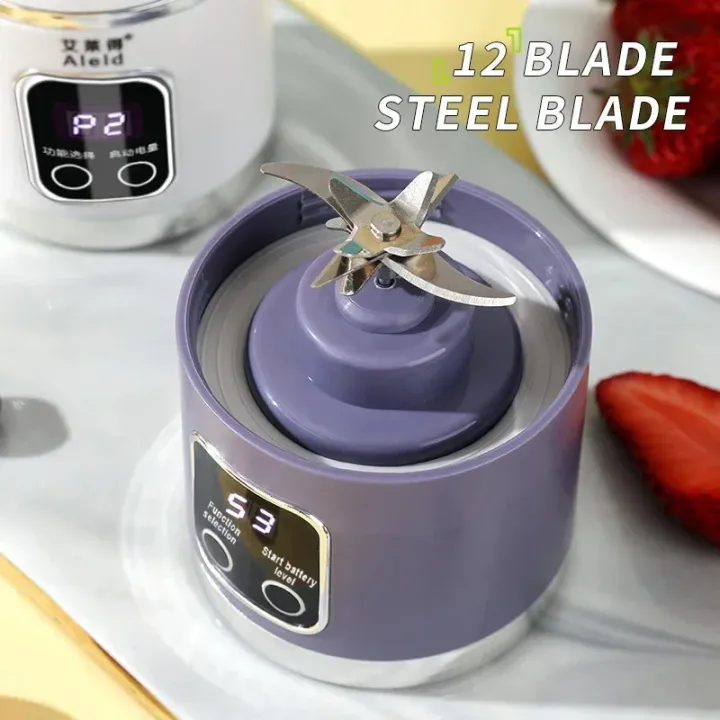 blender%20juicer%20Portable%20Electric%20Juicer%20450ml%208%20Blades%20Travel%20Juicer%20Machine%20Chargeable%20Shakes%20Smoothie%20Blenders%20Fresh%20Juice%20Cup%20-%20Image%204
