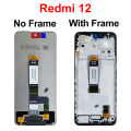 For Xiaomi Redmi 12C Display LCD Mi Poco C55 Touch Screen Digitizer For Redmi 12 LCD Display 22120RN86I Replacement Parts. 