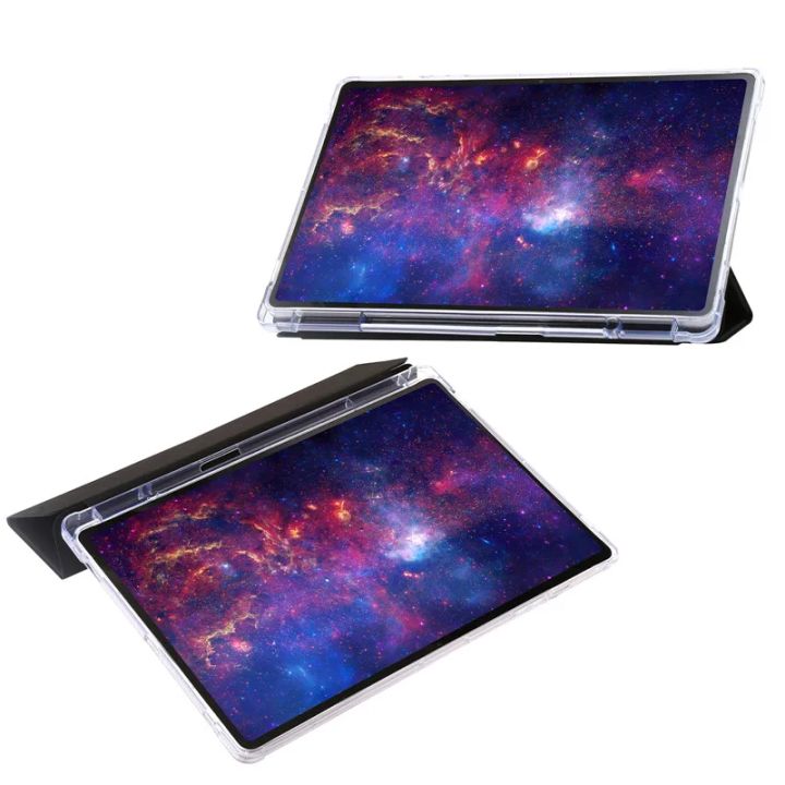 Folding%20Tablet%20Leather%20Case%20with%20Pen%20Holder%20For%20Samsung%20Galaxy%20Tab%20S10%20Lite%20S10FE%2010.9%20in%20Acrylic%20Clear%20Anti-fall%20Bracket%20Cover%20-%20Image%206