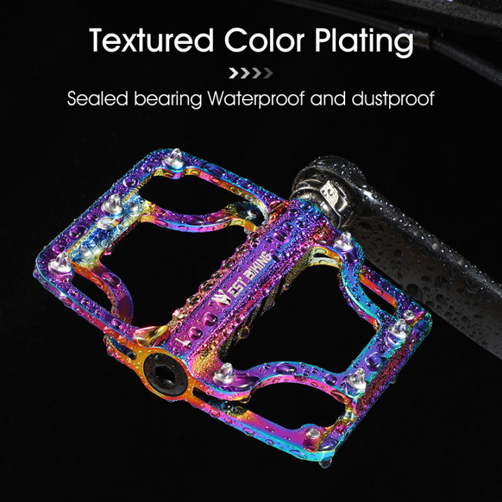 WEST%20BIKING%203%20Bearing%20Colorful%20Bike%20Pedals%20Lightweight%20Aluminum%20Alloy%20Cycling%20Pedal%20Wear-resistant%20Anti-slip%20MTB%20Road%20Bike%20Pedal%20-%20Image%203