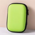 EVA Travel Storage Bag Portable Zipper Case for Headphone Earphone Charging Cable Electronics Organizer Data Cable Packing.