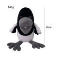 22cm Steve and Maggie Plush Toy New Halloween Kawaii Magpie Crow Peluche Toys Soft Stuffed Animal Doll Pillows for Holiday Gifts. 