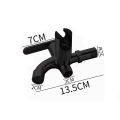Multipurpose faucet, 2 way stainless steel faucet, 304 double faucet, washing machine, pool faucet, 2 way faucet, bathroom faucet. 