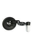 Motorcycle Mirrors Aluminum HandleBar End 7/8" 22mm Side Adjustable Rearview Mirrors Street Bike Scooter E-bike Side Mirror. 