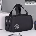 New Large capacity makeup bag dry wet separation double layer toiletry bag travel essential portable Cosmetics organizer. 