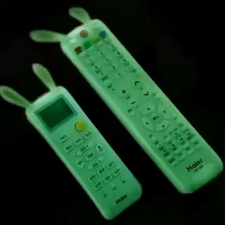 Silicone TV Remote Control Cover Rabbit Air Condition Control ...