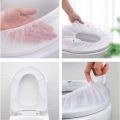 50/20/10pcs Portable Disposable Toilet Seat Cover Waterproof Non-woven Protective Cover Seat Cushion Travel Camp Hotel Bathroom.