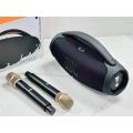 BOOMSBOX 3 PRO portable Bluetooth speaker ( with 2 rechargeable wireless mic ). 