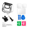 Waterproof Case for GoPro Hero 12 Black 11 10 Housing with Anti Fog Inserts Temepered Glass Screen Protector Floating Hand Grip. 