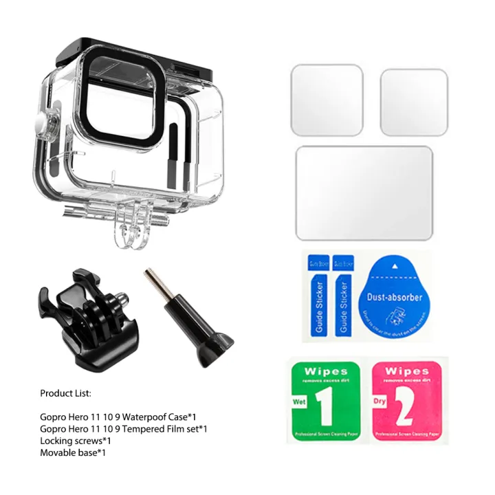 Waterproof%20Case%20for%20GoPro%20Hero%2012%20Black%2011%2010%20Housing%20with%20Anti%20Fog%20Inserts%20Temepered%20Glass%20Screen%20Protector%20Floating%20Hand%20Grip%20-%20Image%208