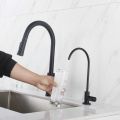 304 Stainless Steel Kitchen Faucet with Ceramic Valve Core, Water Saving, Rotating, Direct Drinking Water Filtration System. 