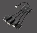 Type C USB hub expander OTG adapter for smartphone tablets 3 in 1 4 in 1. 
