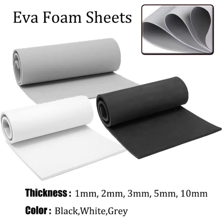 1pcs 1/2/3/5/10mm EVA Foam Sheets,Sound-Absorbing Noise Sponge, Cosplay Craft Material for Model Making